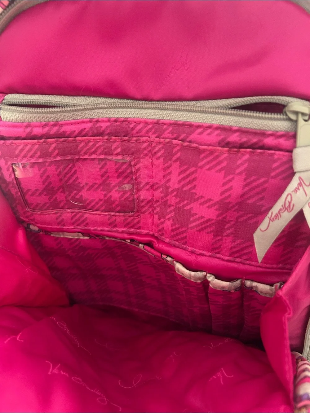 Vera Bradley’s Quilted Pink Paisley Women's Backpack